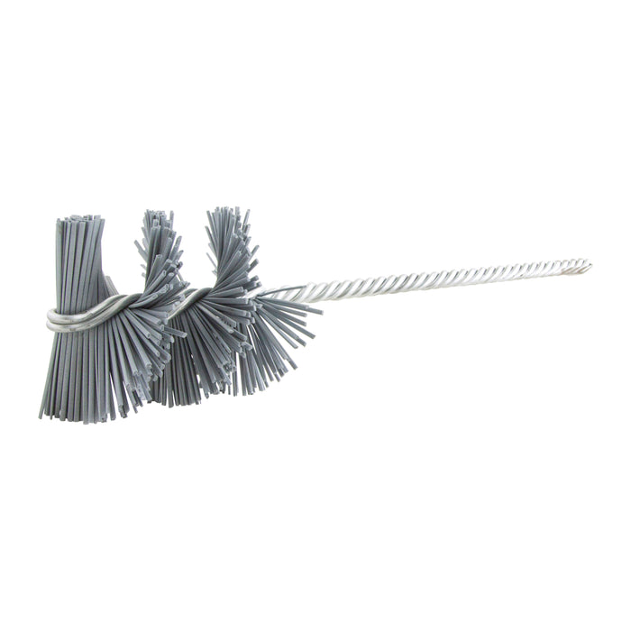 BRM 14698 Rectangular Filament Abrasive Nylon Brush, For Holes Between 3.000"-3.500", 320SC