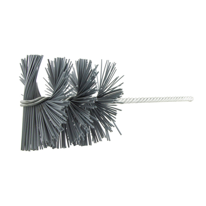 BRM 14702 Rectangular Filament Abrasive Nylon Brush, For Holes Between 4.500"-5.000", 320SC